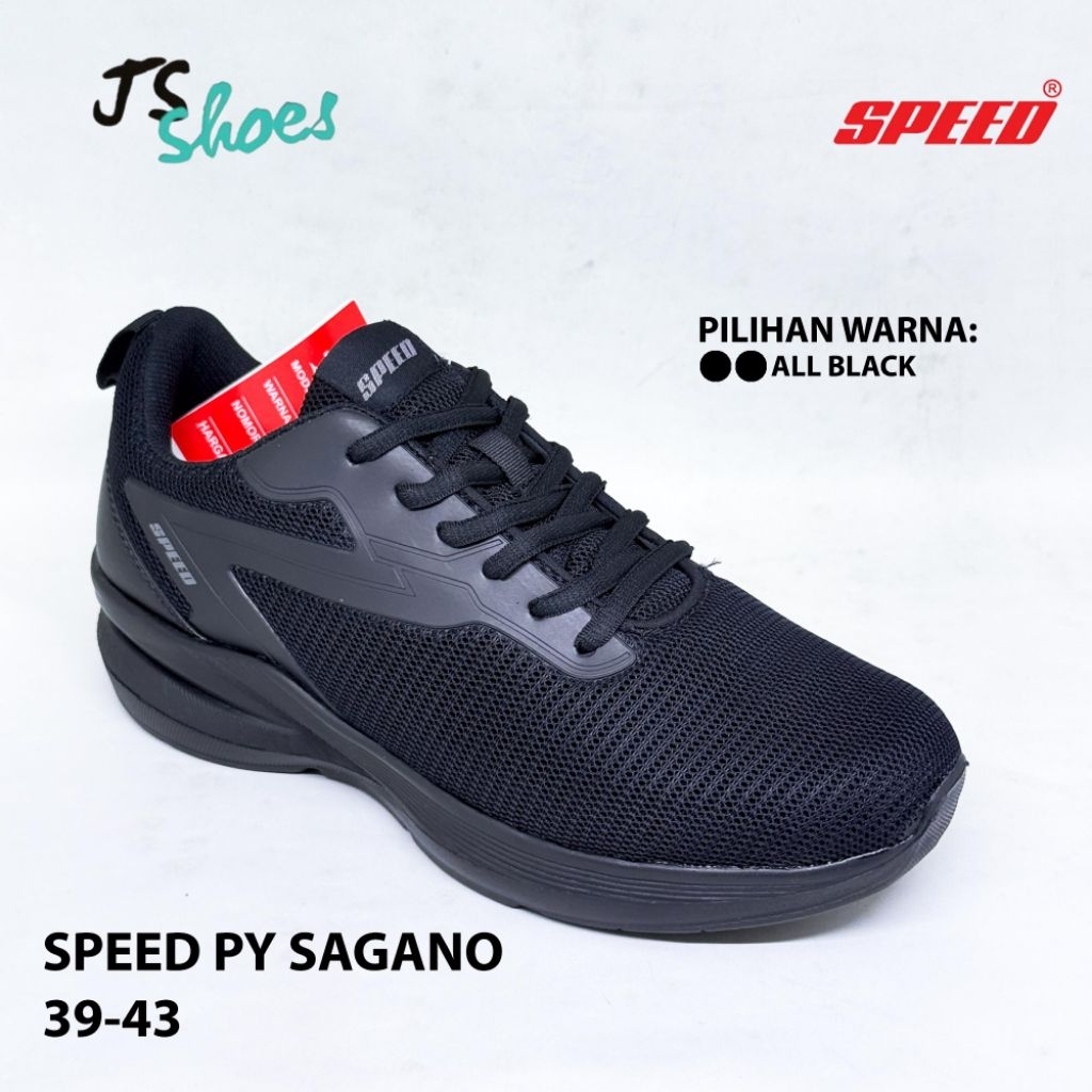 SPEED PY SAGANO - SEPATU SNEAKERS SEPATU SEKOLAH TALI ANAK DEWASA MERK SPEED ORIGINAL