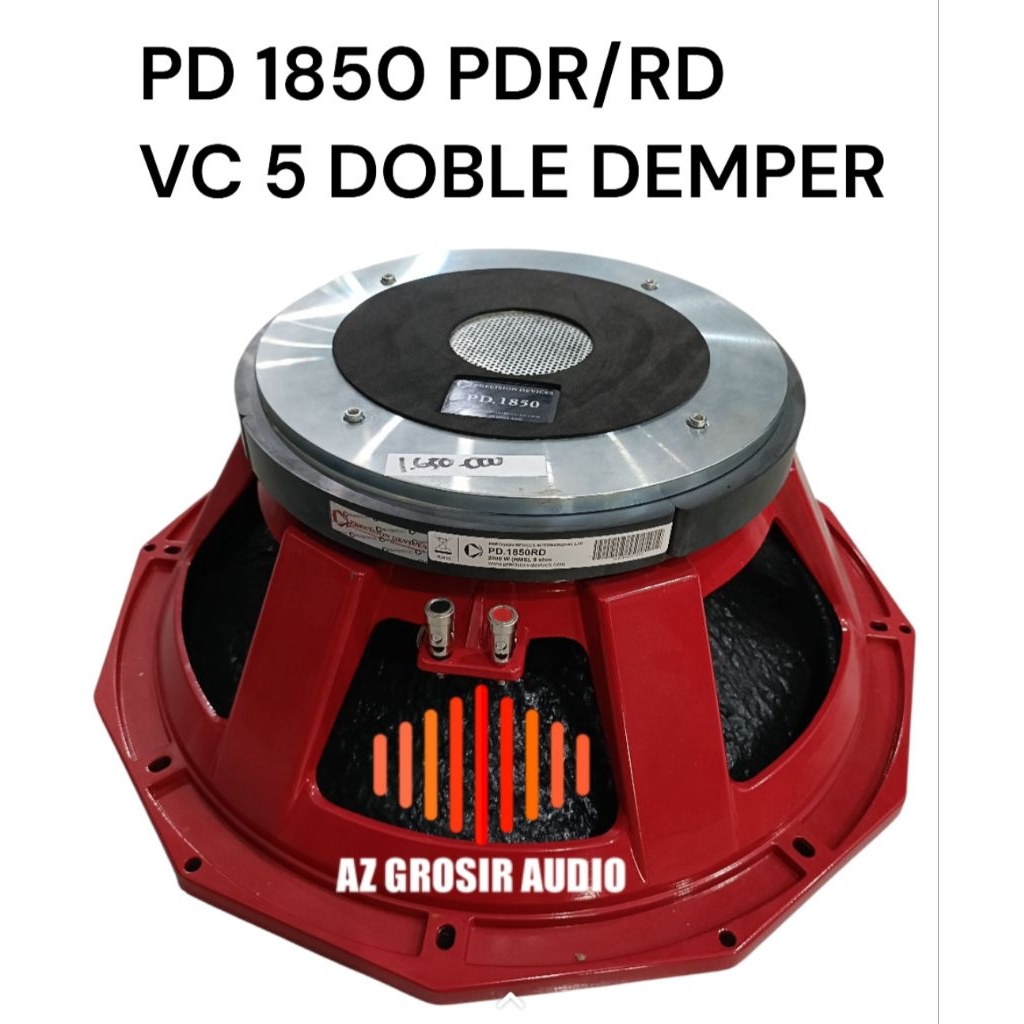 Speaker 18 Inch PD 1850 PDR RD PD 1850 DOBLE DEMPER VC5