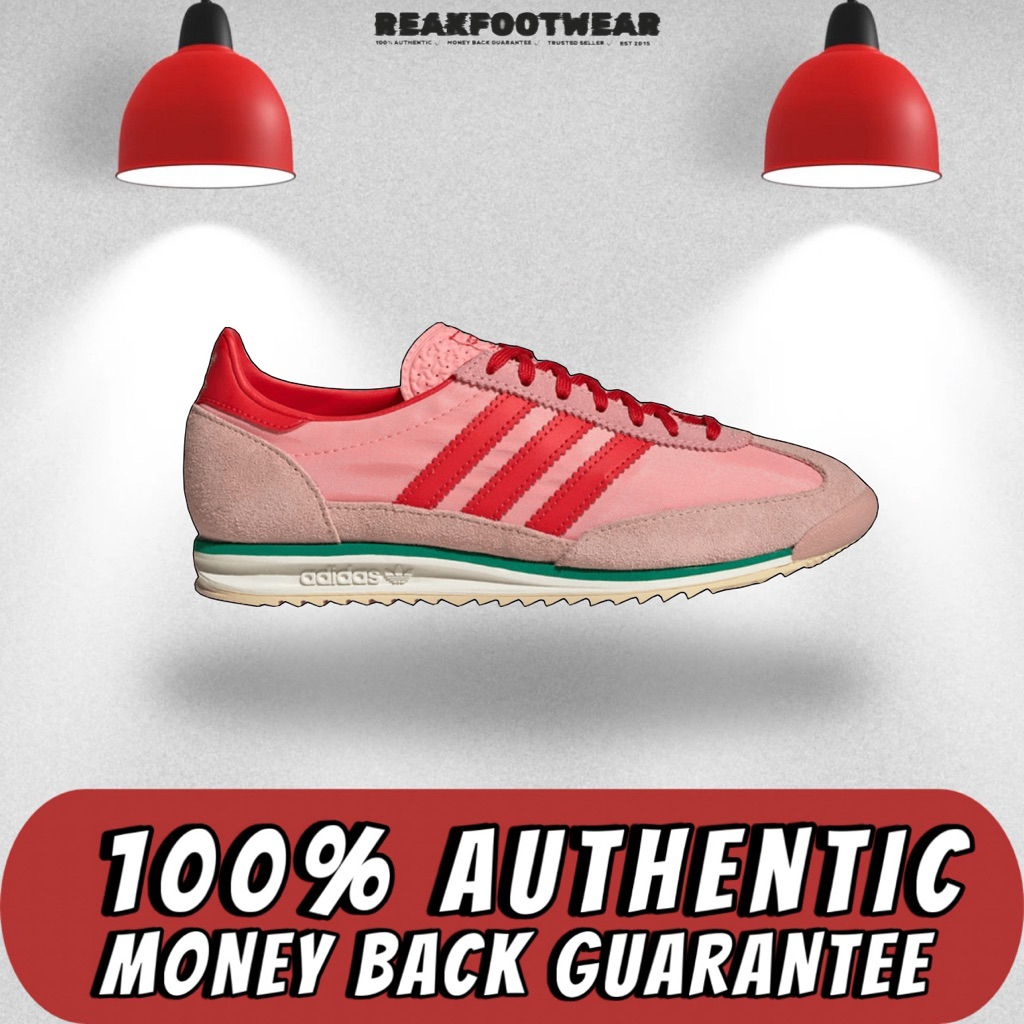 Adidas SL 72 OG W Semi Pink Spark Red 100% Ori | Sepatu Cewek Retro Nyaman Ringan Stylish