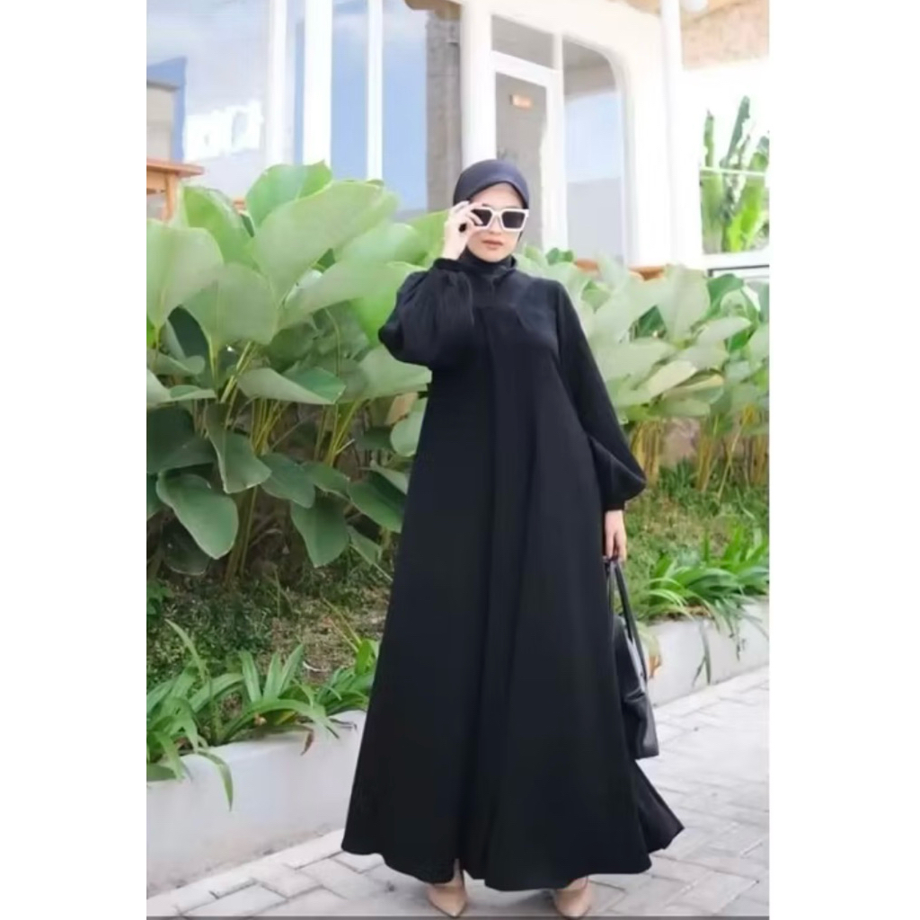 DHARBY KIMONO DRESS JETBLACK