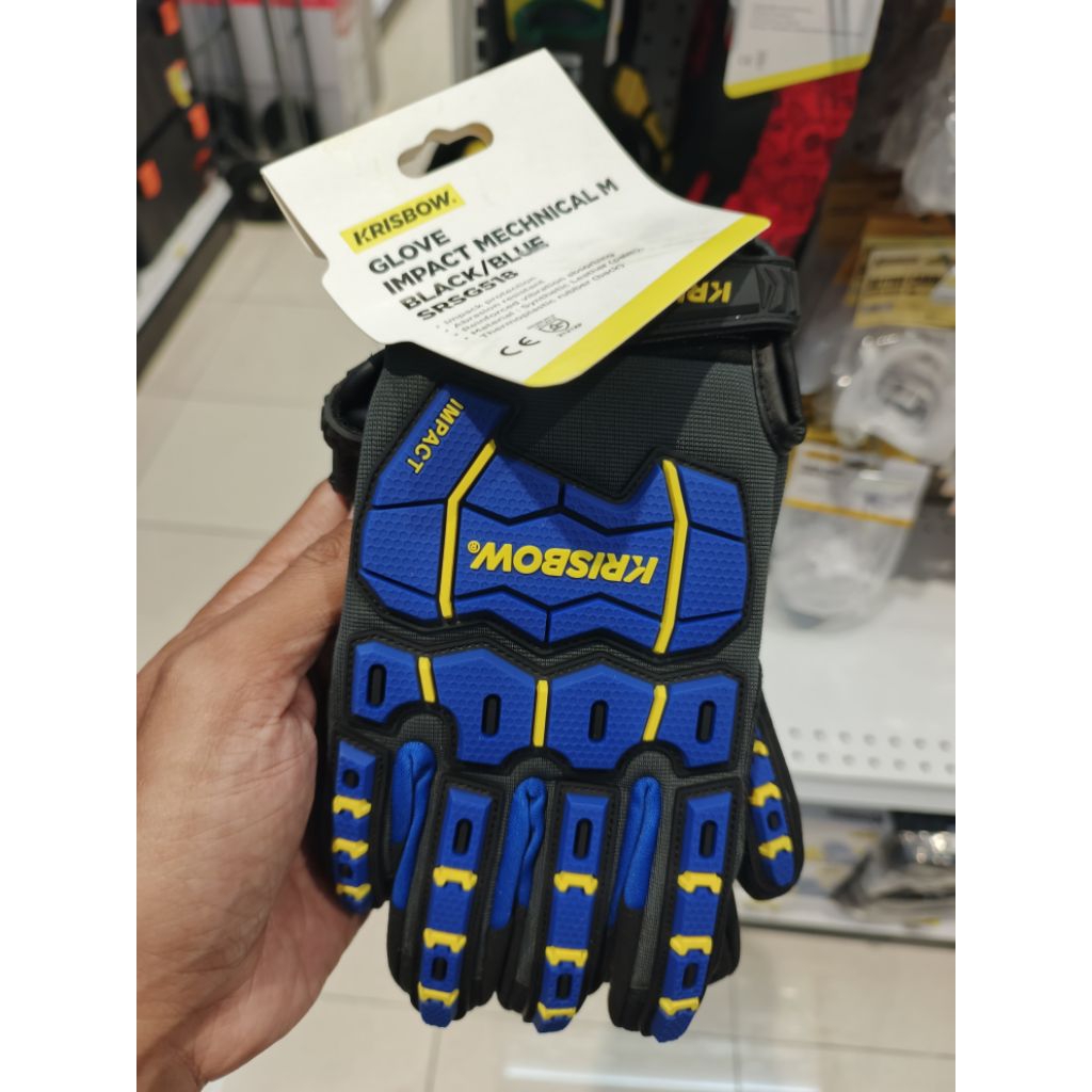 Krisbow safety impact glove mechanical/sarung tangan impact mekanis