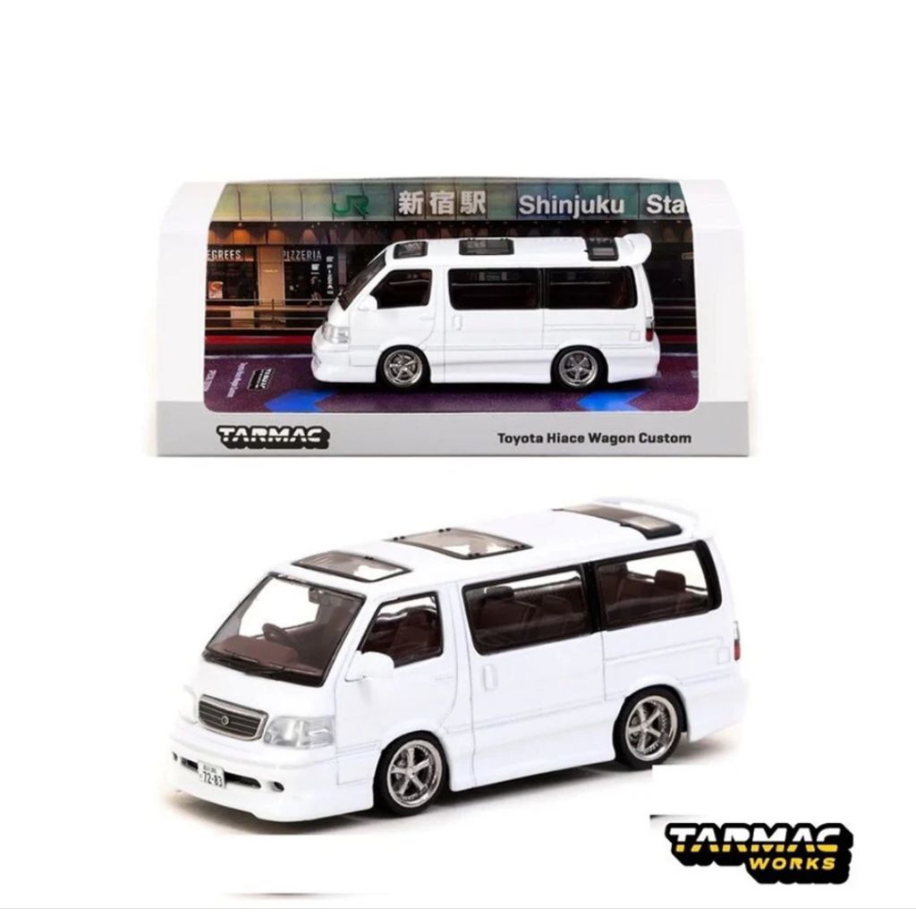 TARMAC TOYOTA HIACE WAGON CUSTOM WHITE