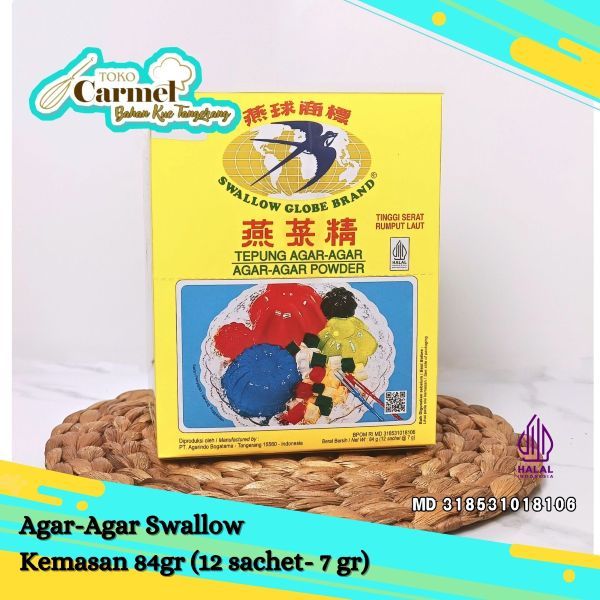 Agar Instant Swallow Globe 12sachet [BOX]