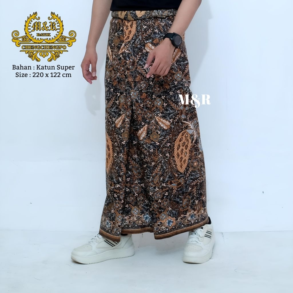 SARUNG BATIK PRIA DEWASA MOTIF GRINGSENG / SARUNG BATIK PEKALONGAN EKSKLUSIF