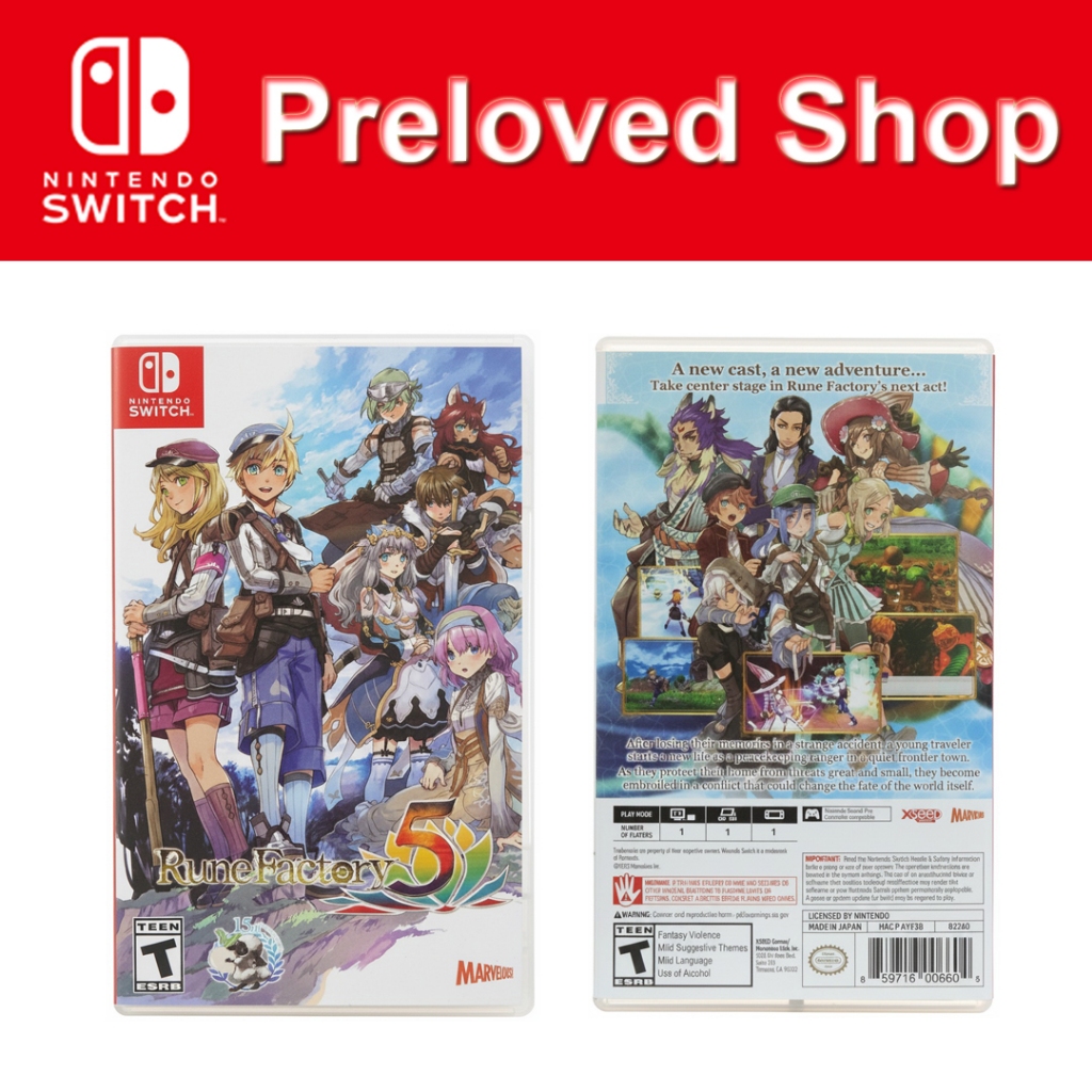 Rune Factory V Switch