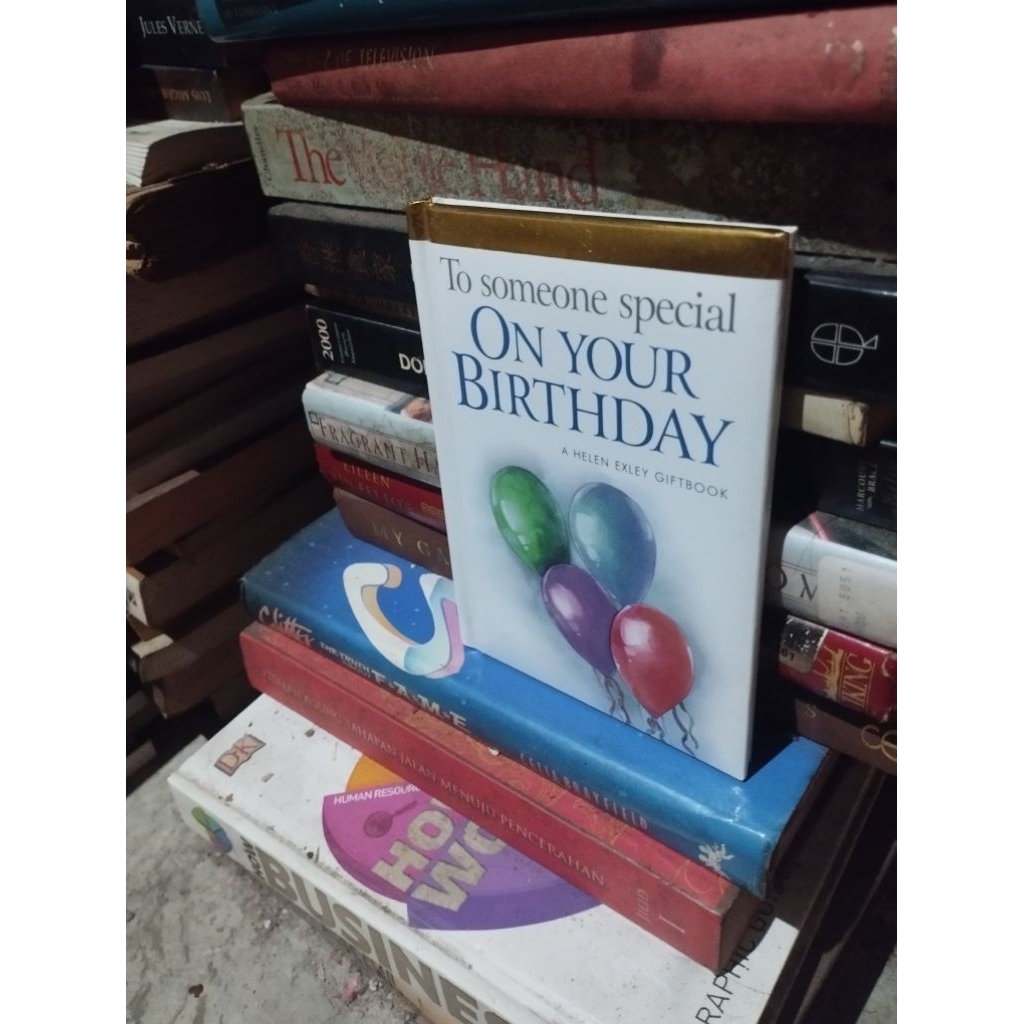to someone special on your brithday a helen exley