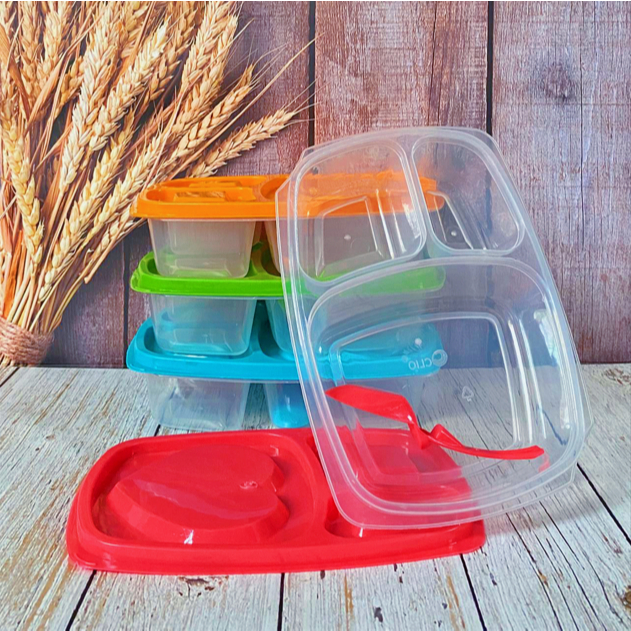 LUNCH BOX CLIO OSAKA 2100 / tempat makanan kotak makan plastik Catering