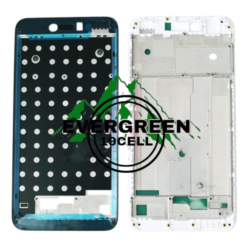 FRAME LCD REDMI NOTE 5A ( hitam ) ( putih ) DUDUKAN TATAKAN TULANG TENGAH LCD REDMI NOTE 5A