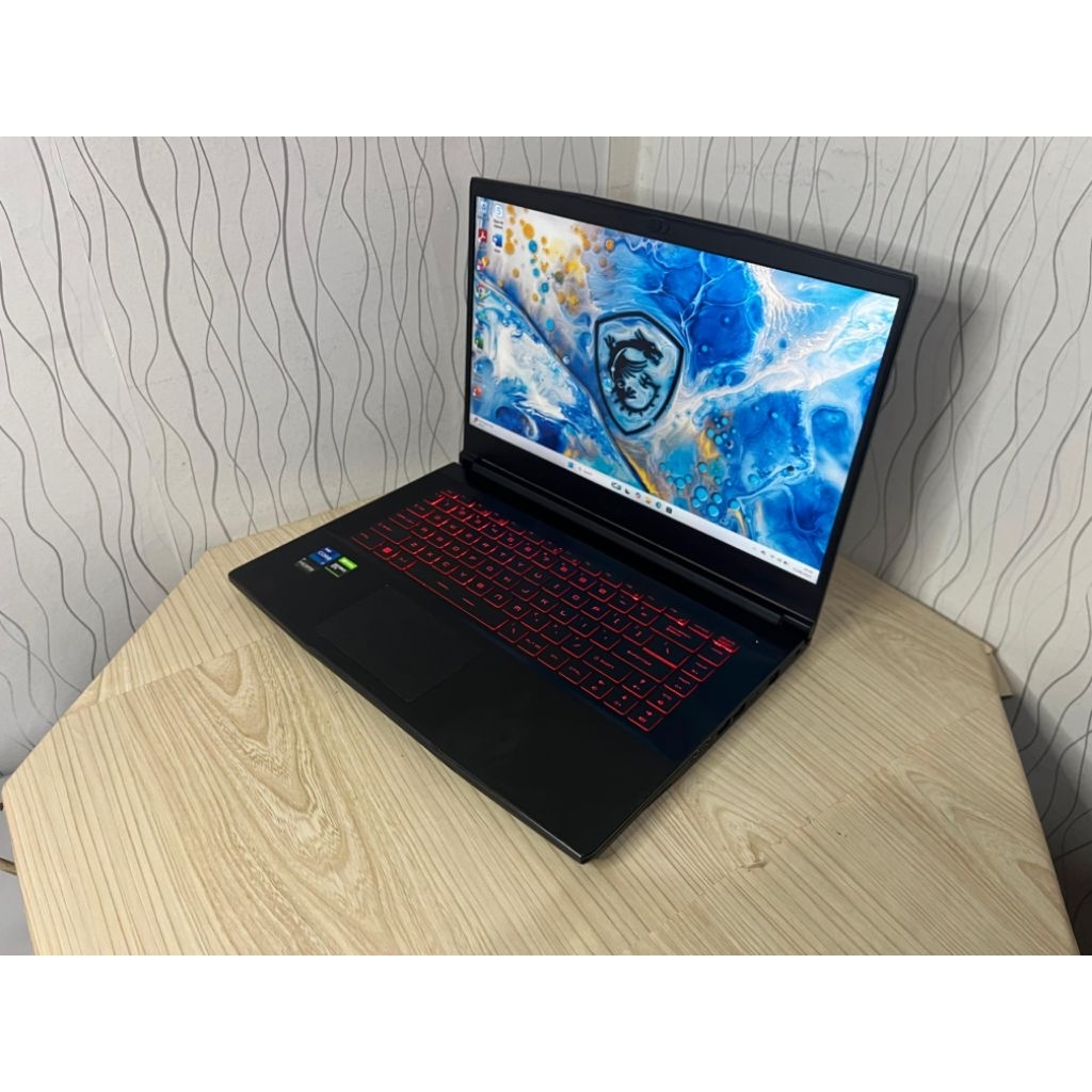 Msi Thin Gf63 UCX i5-12450H RTX 2050 4GB RAM 16GB/SSD 512GB