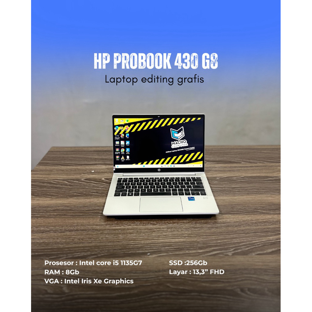 HP ProBook 430 G8 intel core i5 1135G7