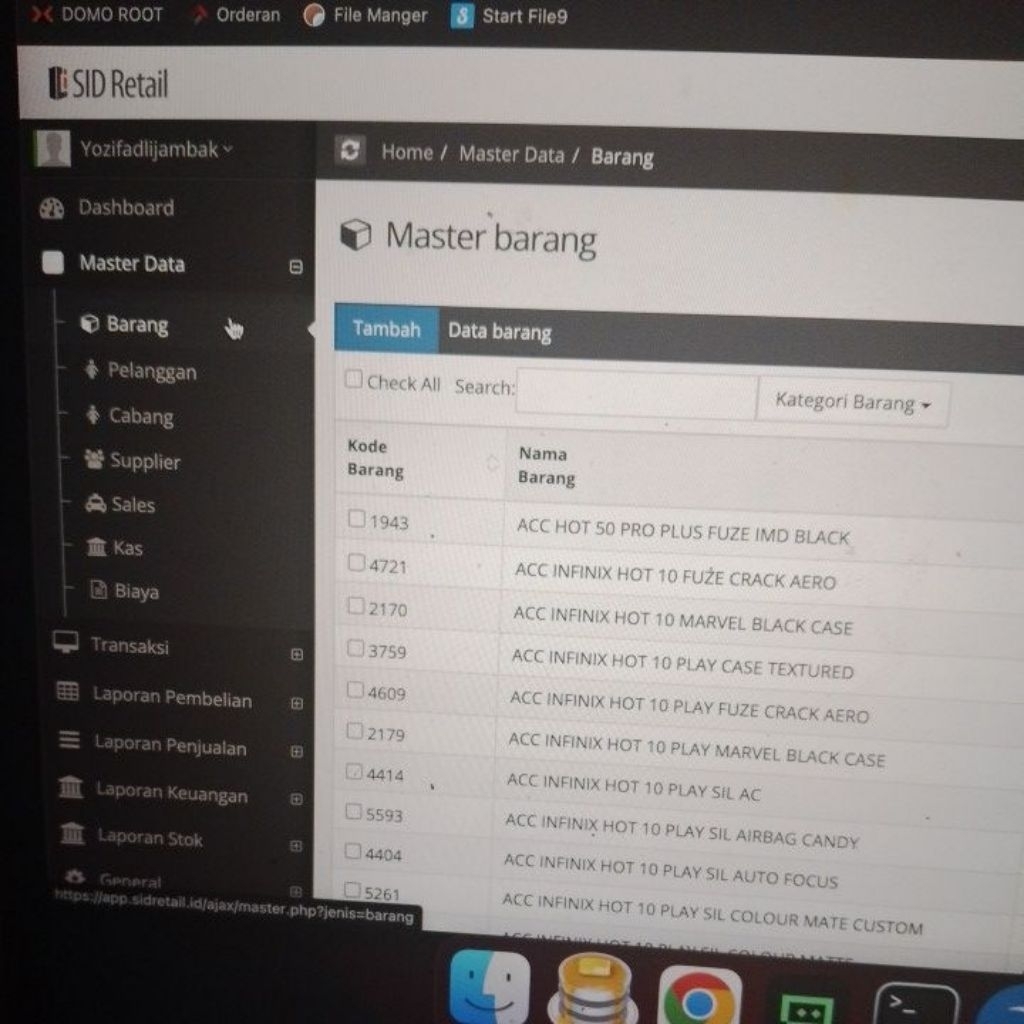 software kasir online sid retail