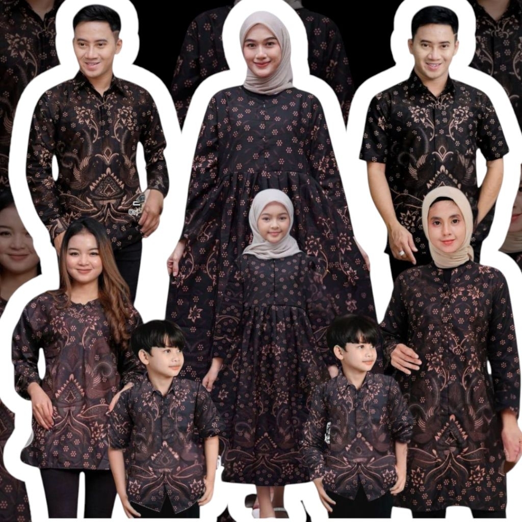 Diskon Baju Batik Keluarga Motif Sentani - Batik Sarimbit Keluarga - Batik Pesta Pernikahan dan sera