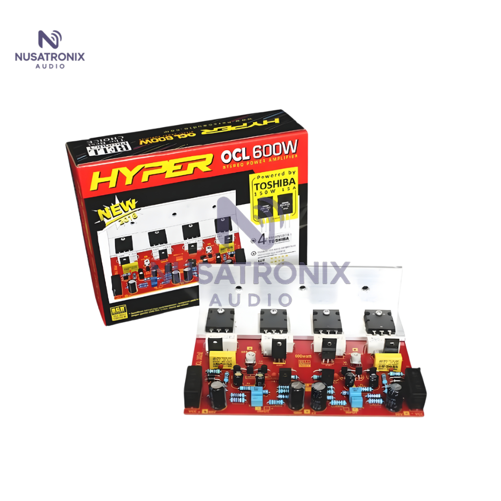 KIT HYPER OCL 600 WATT – POWER AMPLIFIER STEREO TOSHIBA