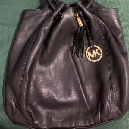 MK Black Tote Bag Vintage Michael Kors