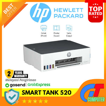 HP Smart Tank 520 All-in-One Printer print scan dan copy