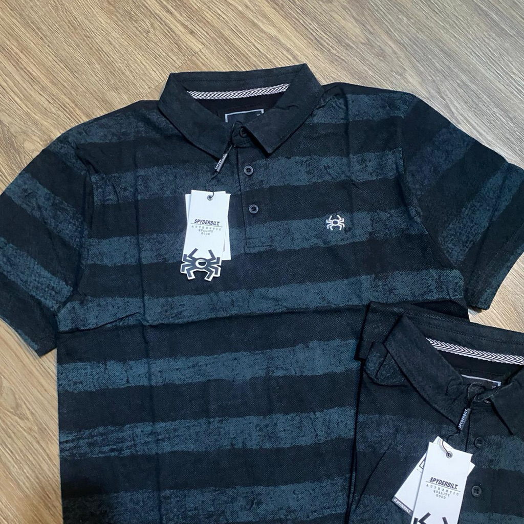 Kemeja Spyderbilt Pria Lengan Pendek Premium High Quality / Kaos Kerah Polo Terbaru / Baju Distro Pr