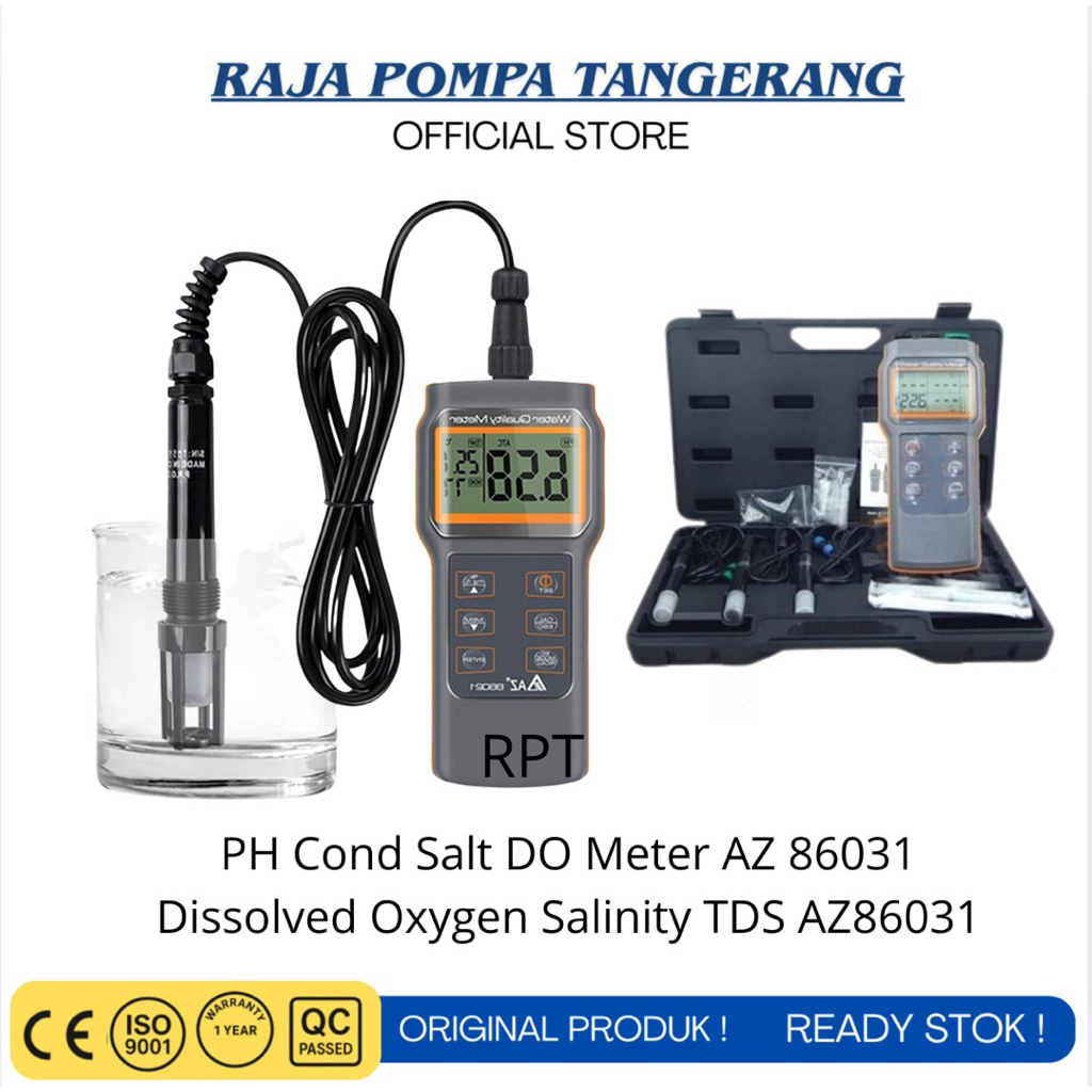 Water Meter 5 in 1 Quality Meter AZ Instrument 86031 / AZ86031 ( ORIGINAL )