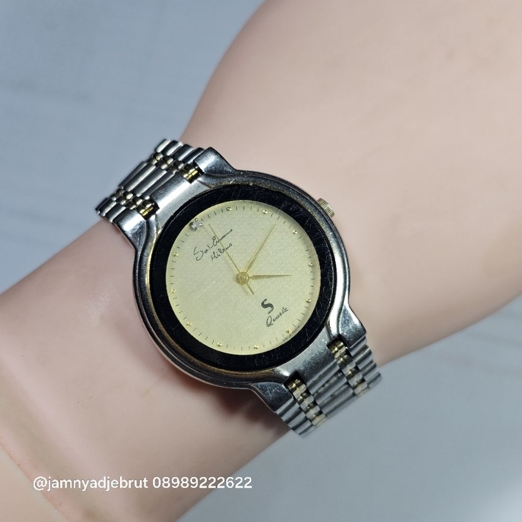Jam Sordi Ermanno Milano ES-819M Vintage Bekas