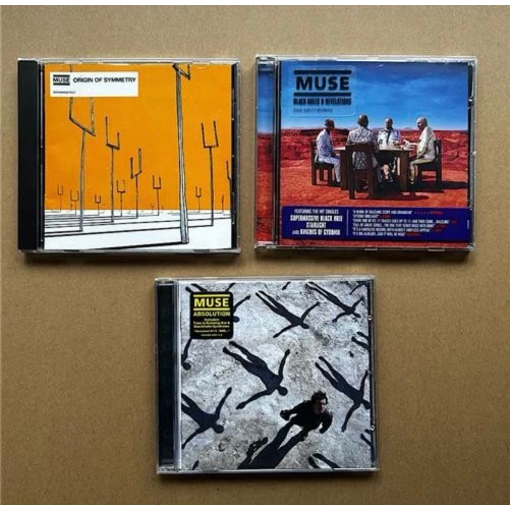 ORIGINAL CD NEW MUSE ABSOLUTION HULLABALOO SHOWBIZZ DRONES ORIGIN OF SYMMETRY THE RESISTANCE IMPORTE