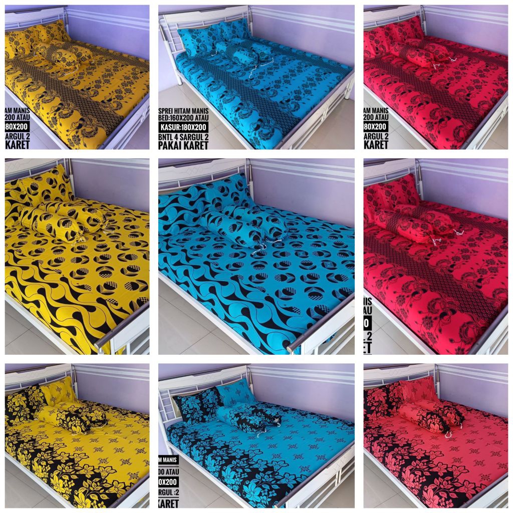 SPREI BATIK PEKALONGAN UKURAN 180x200 KATUN HALUS MOTIF BATIK ASLI PEKALONGAN TERBARU