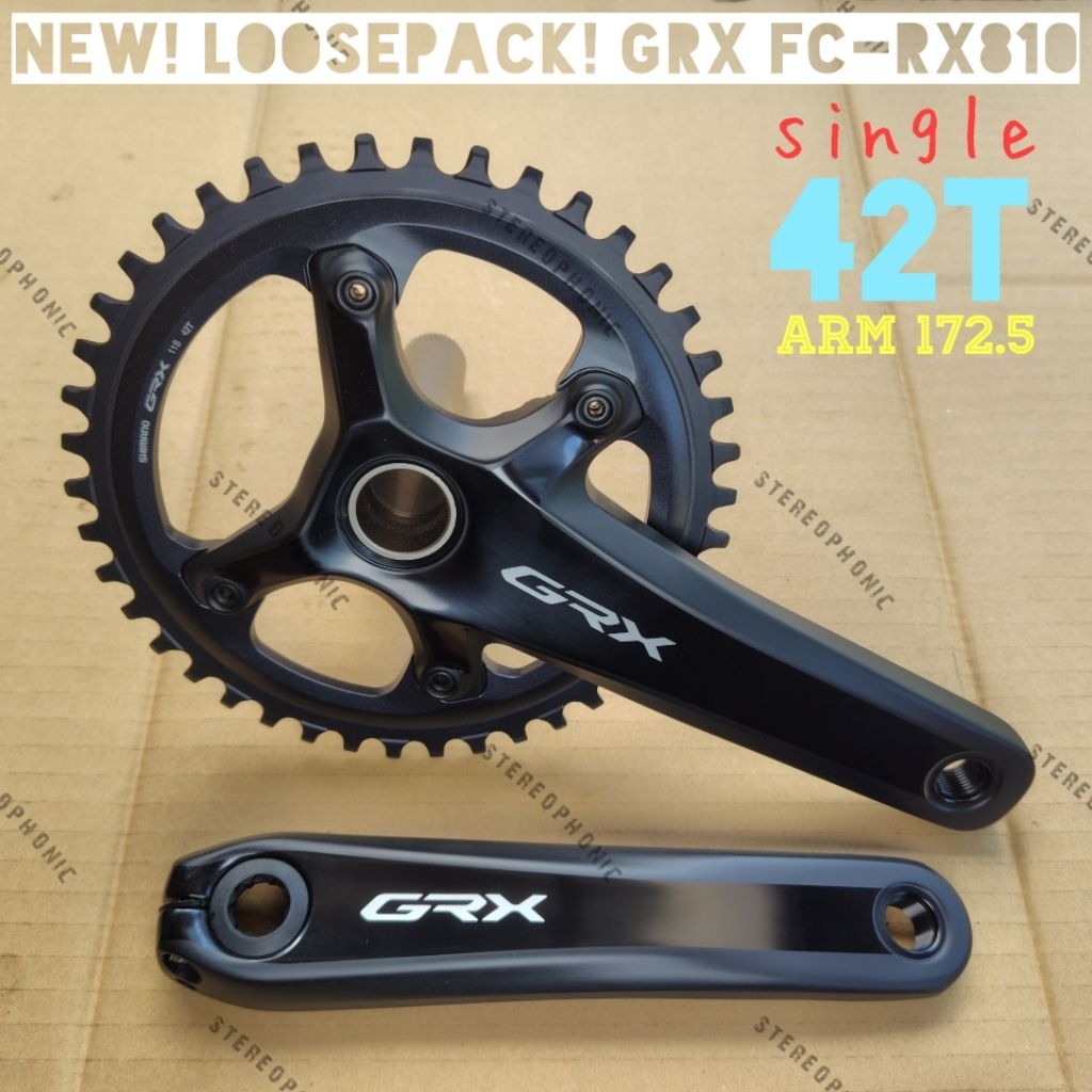 NEW LOOSEPACK Crank GRX FC-RX810 42T Crank Arm 172.5 Crank RX810 42T Crank GRX single 42T Arm 172.5 
