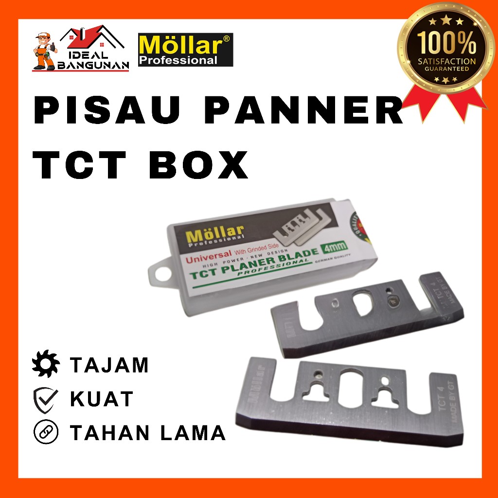 [READY] MOLLAR PISAU PLANER TCT BOX | PASAH KETAM SUGU | MOLLAR ORIGINAL