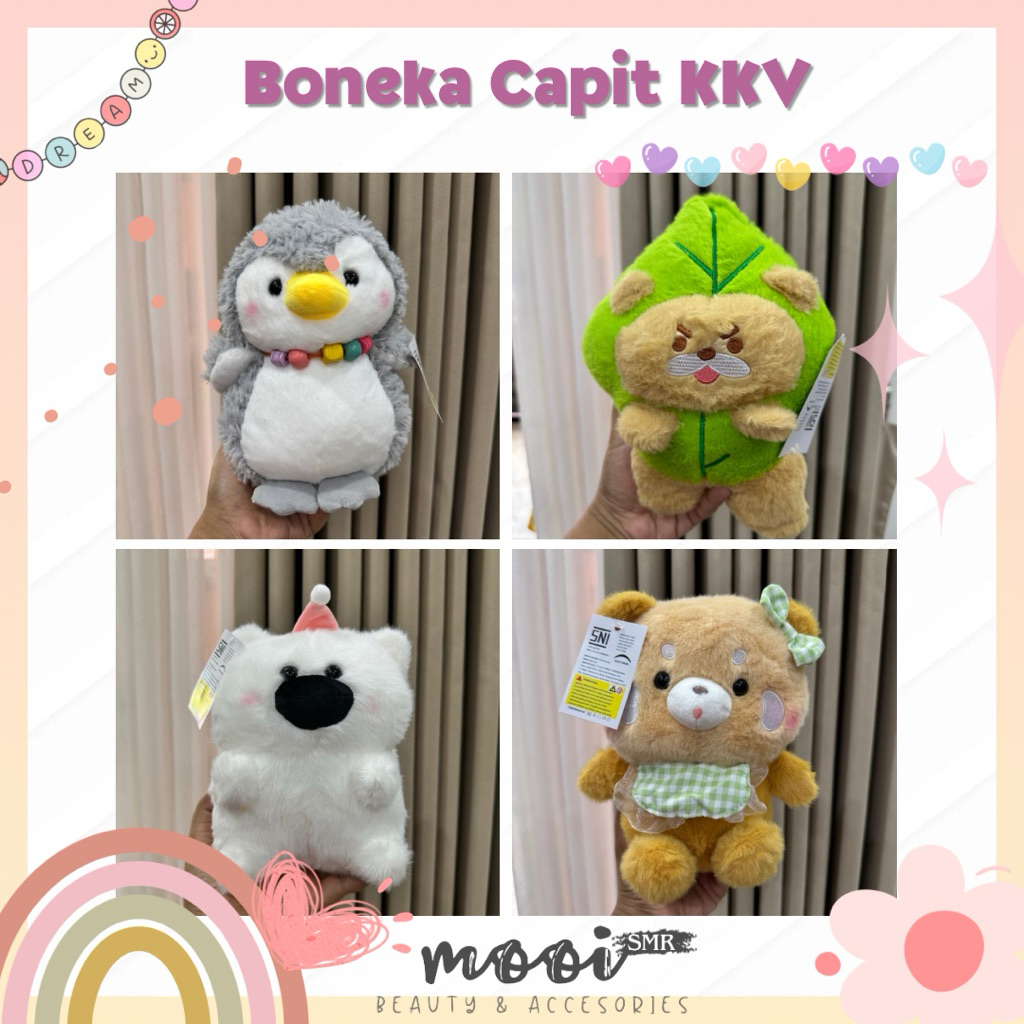 Boneka Capit KKV OH SOME Lucu Boneka Mini Karakter Hewan Kartun
