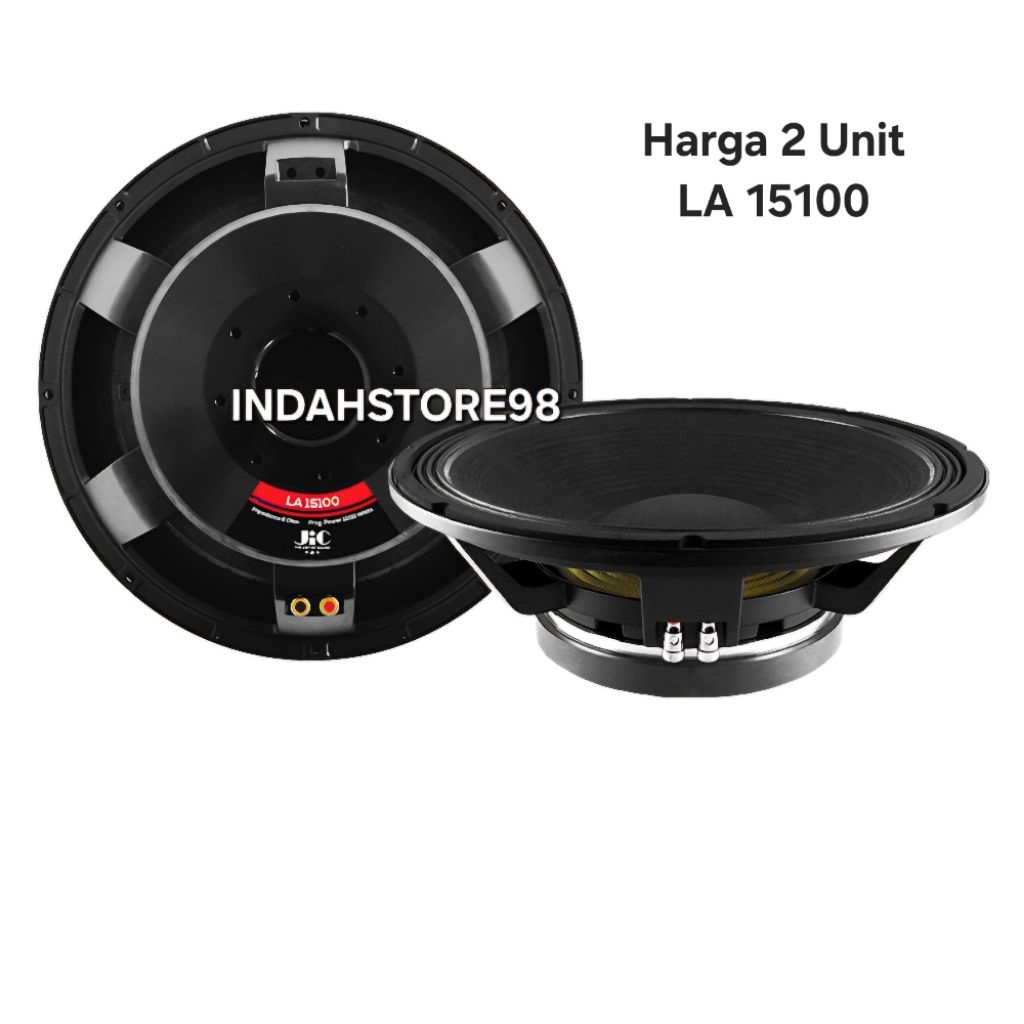 ( Paket 2 Unit  ) Speaker JIC LA 15100 Original Speaker 15 inch Jic LA15100