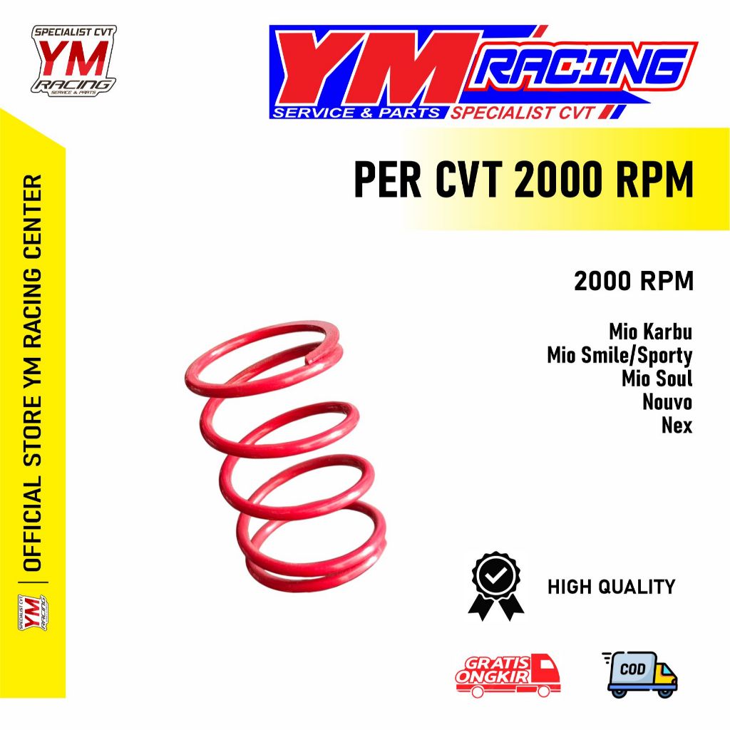 PER CVT MIO 2000 RPM (SPORTY/SMILE) PER CVT 2000 RPM MIO SOUL [ PER CVT 2000 RPM FINO KARBU // PER C