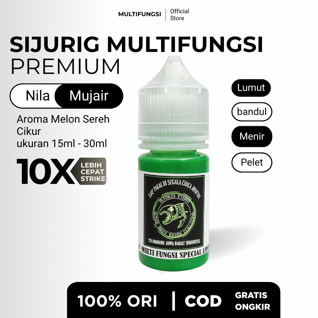 SIJURIG Esen Nila Aroma Melon Sereh Cikur Multifungsi Premium