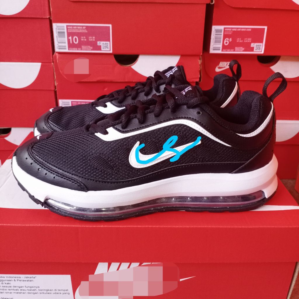 SEPATU RUNNING N1K3 AIR MAX AP B/W SIZE 42,5,,,44 ORIGINAL