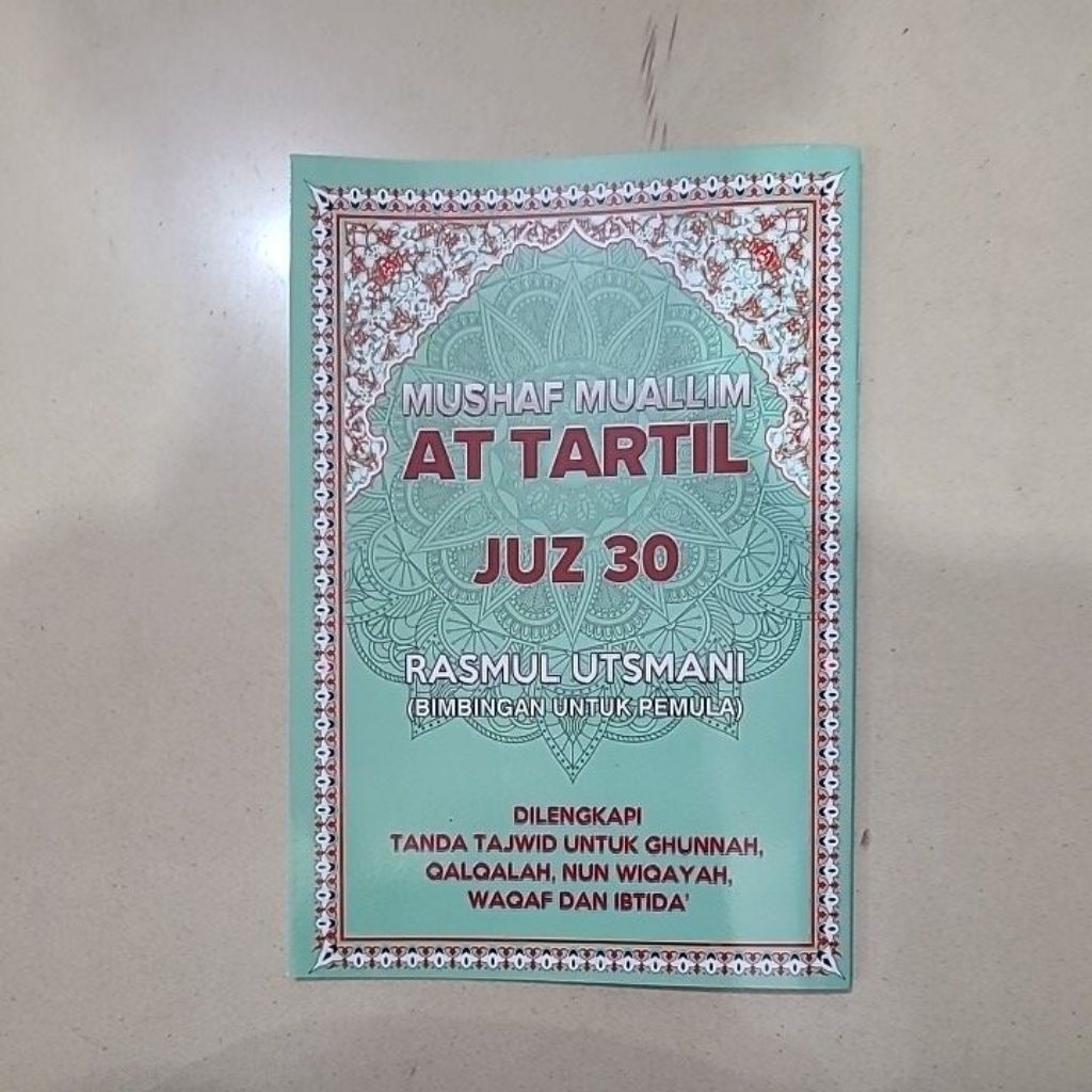 Mushaf Muallim At Tartil Juz 30 Rasmul Utsmani