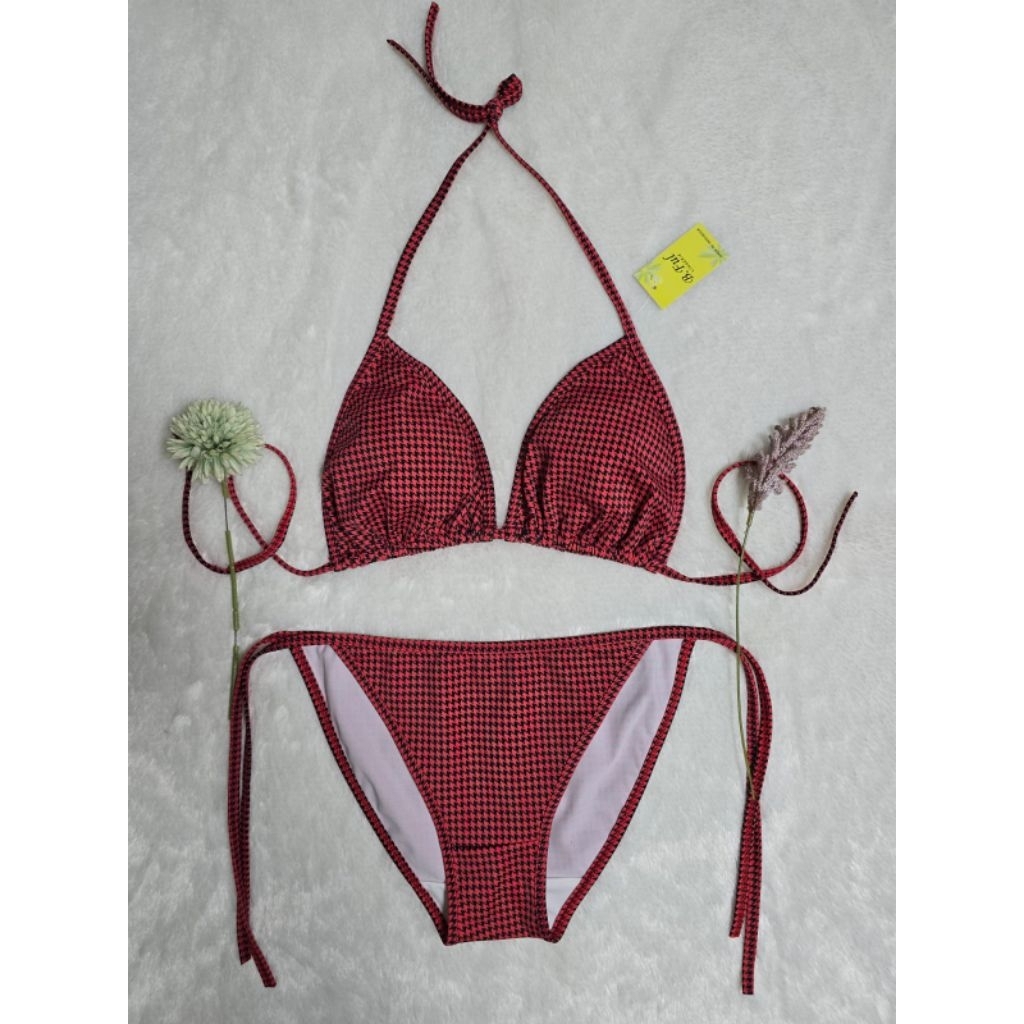TERBARU BIKINI BF005 TALI SAMPING WARNA MOTIF SEKSI