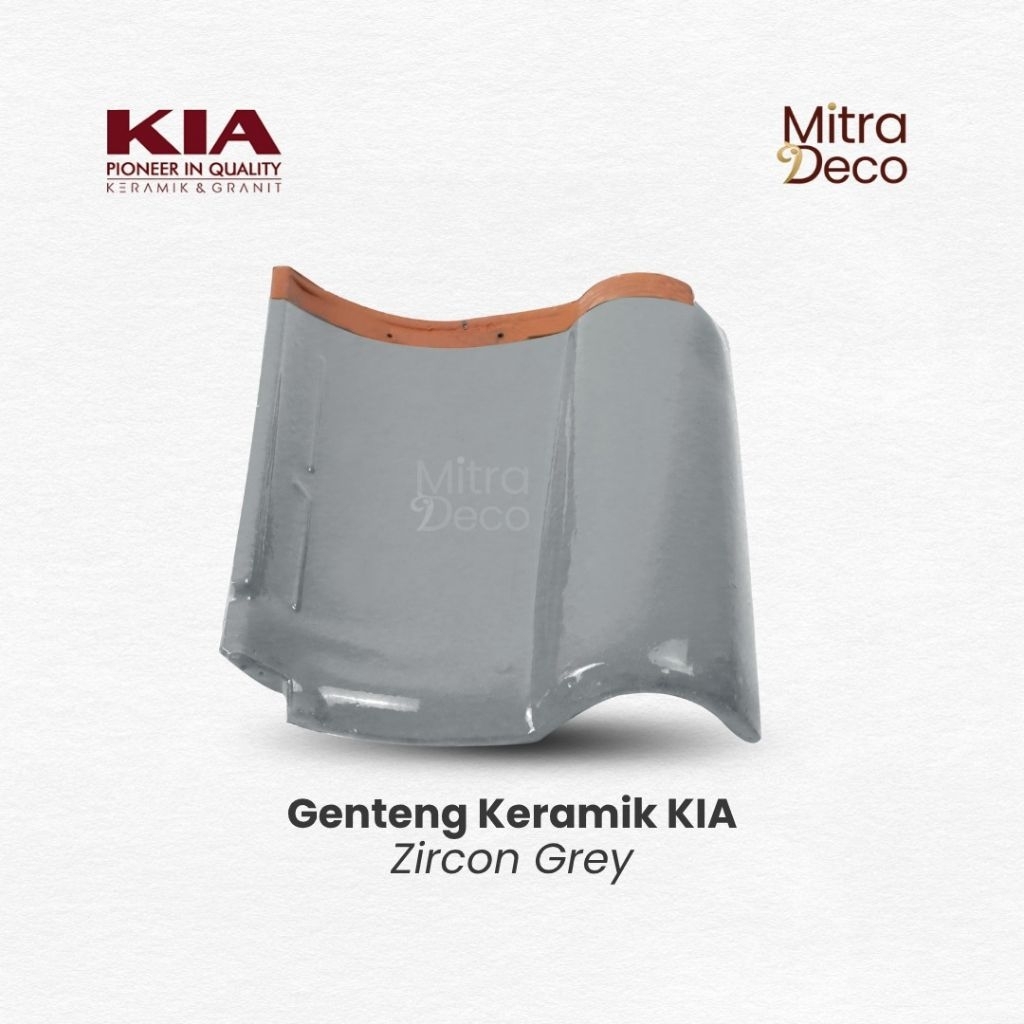 KIA Genteng Keramik ZIRCON GREY KW1
