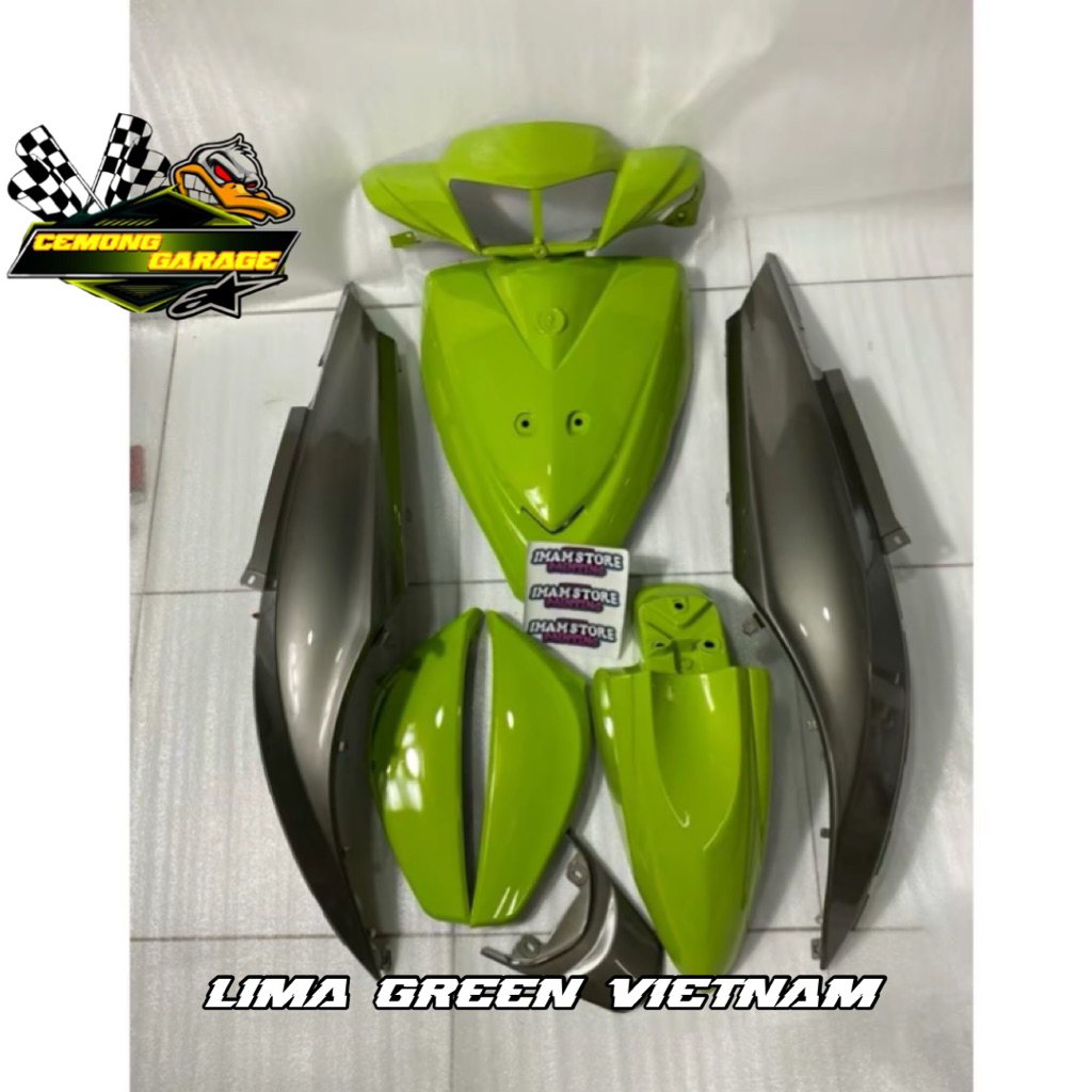 Cover body halus fullset sepeda motor mio j 2012-2014 warna custome