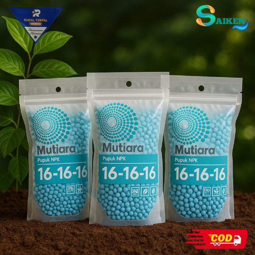 Pupuk NPK Mutiara 100gr – Pupuk Hara Lengkap untuk Tanaman Sayur, Buah & Hias