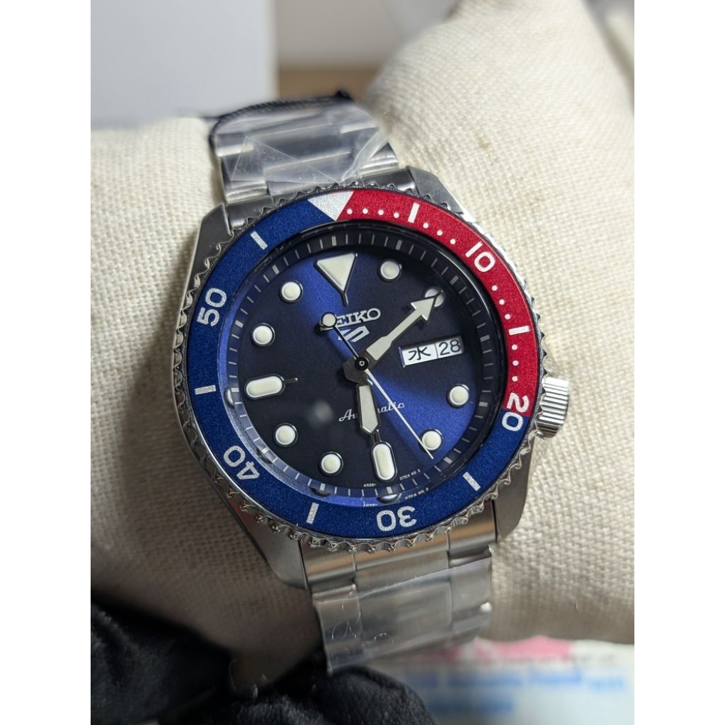 Seiko 5 Sports SRPD53 SRPD53K1 Pepsi Automatic