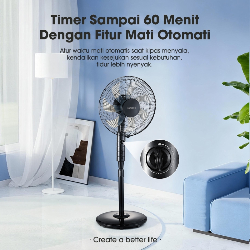 Samono Kipas Angin Standing Kencang Kipas Angin Berdiri Kipas Angin Kipas Murah Fan Kipas Angin Air