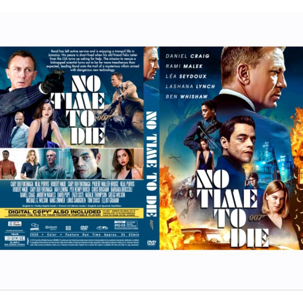 DVD FILEM JAMES BOND NO TIME TO DIE (2021) - DVD FILEM ACTION JAMES BOND