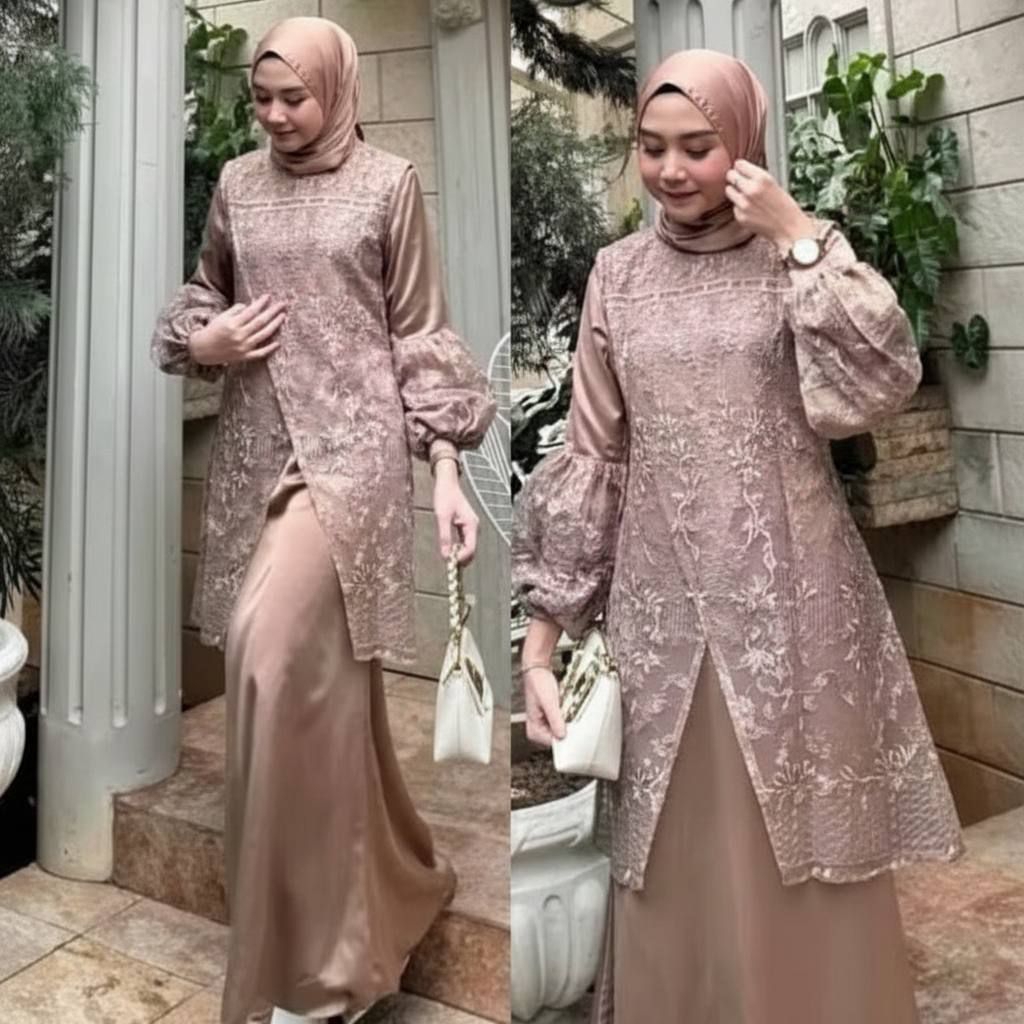 Farah dress free outer gamis premium