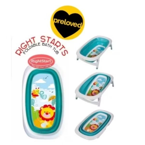 Preloved Right Start Bak Mandi Bayi Portable