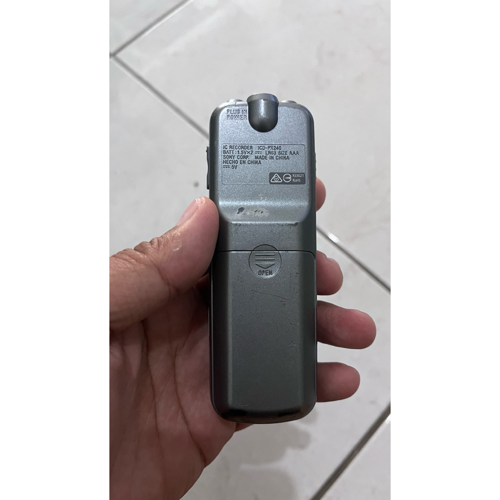 sony recoder matot noretur