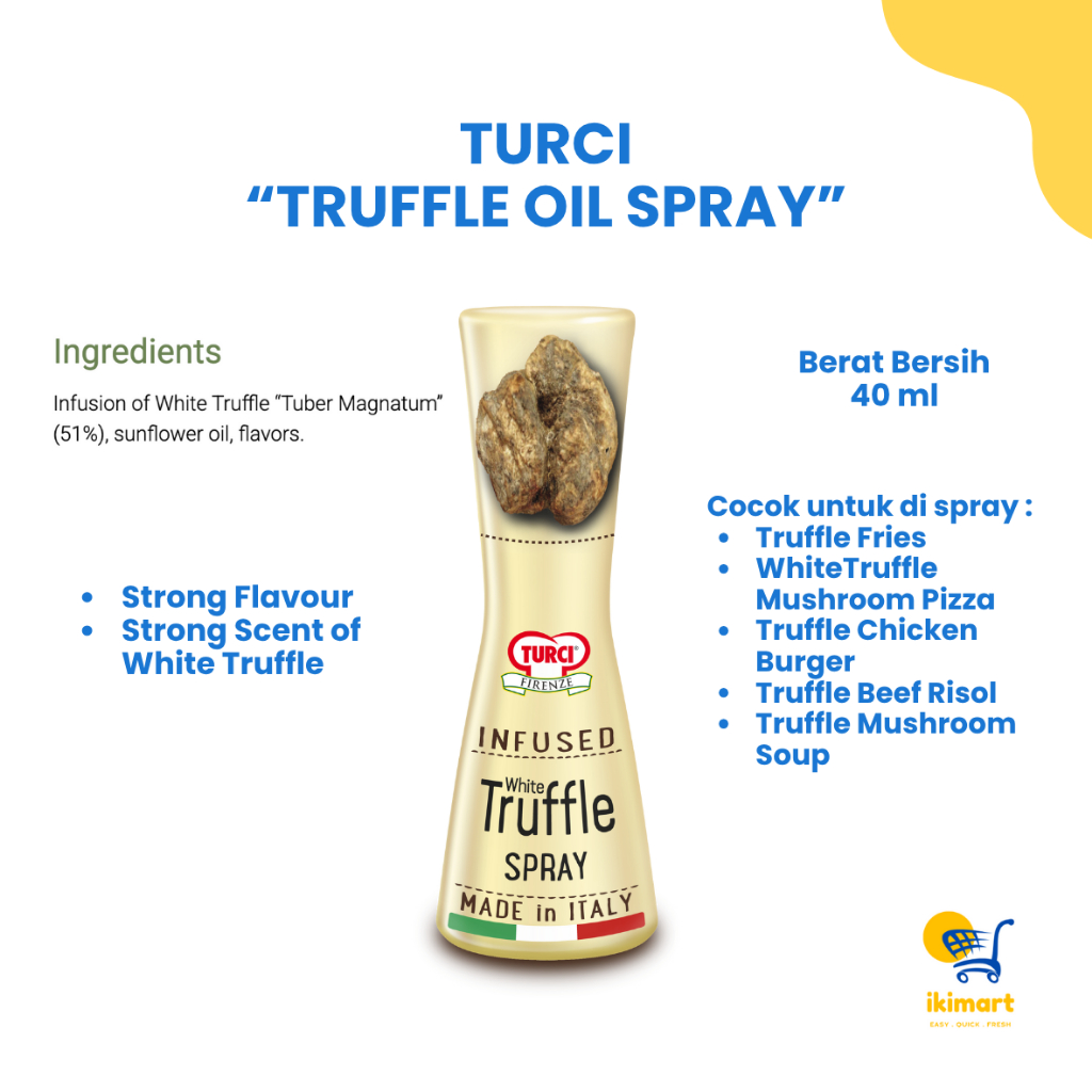 Truffle Oil Spray Turci 40ml