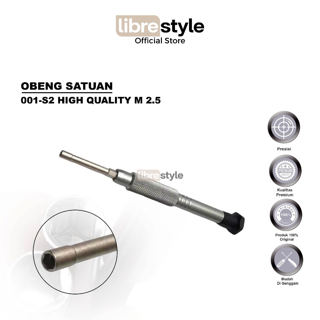 OBENG SATUAN NANCH 001-S2 HIGH QUALITY M 2.5 FOR IPHONE 6S ORIGINAL – OBENG MULTIFUNGSI TEKNISI HP