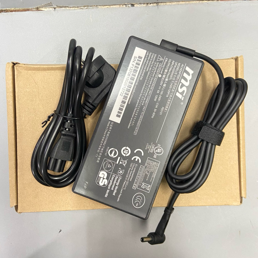 ORIGINAL Adaptor/Charger Chicony For Delta For MSI A17-120P2A A20-120P1A ADP-120VH B A120A055P 20V 6