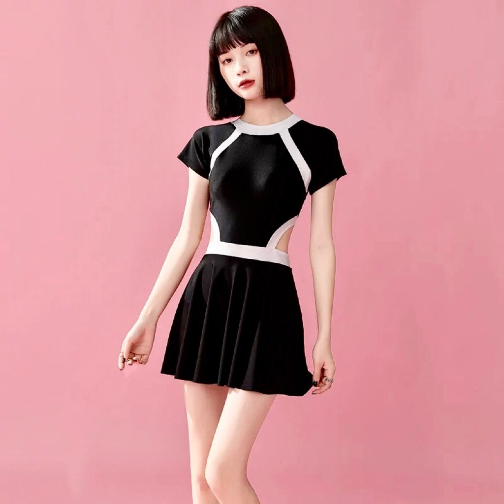 Swimsuit + Skirt Set Wanita ukuran Besar /Import S0140 big size Swimsuit jumbo