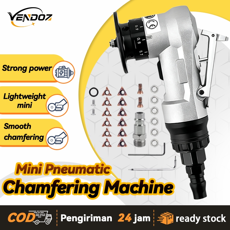 Mini Pneumatic Chamfering Machine 45 Degree Arc Hand-Held 35000Rpm Chamfering Artio