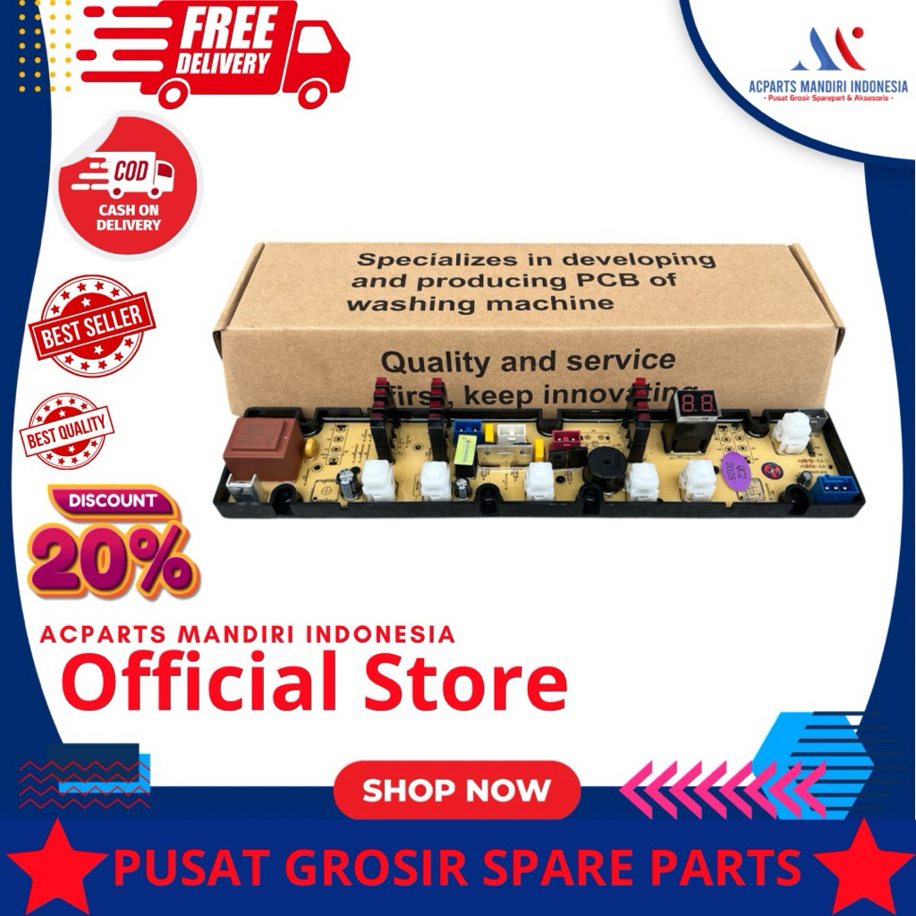 TOSHIBA AW-BX80KN modul pcb mesin cuci Top Loading