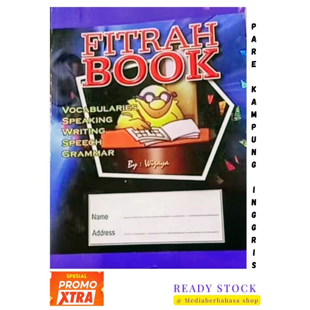 Buku Fitrah book Kampung Inggris biru hitam kecil kantong