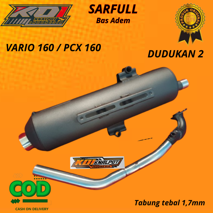 KNALPOT PCX 160 / VARIO 160 KOI ORIGINAL